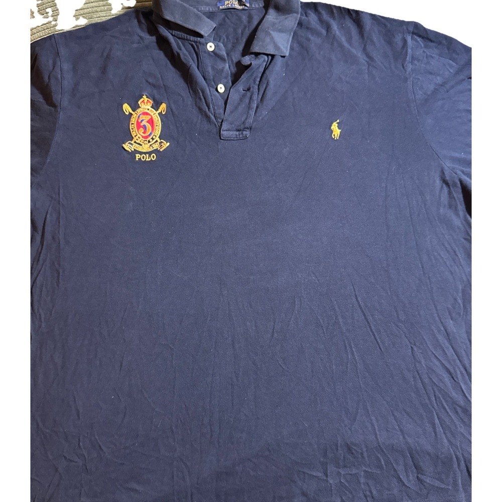 Polo by Ralph Lauren Mens XXLt  Navy Polo Shirt  Pony Crest Polo Patch